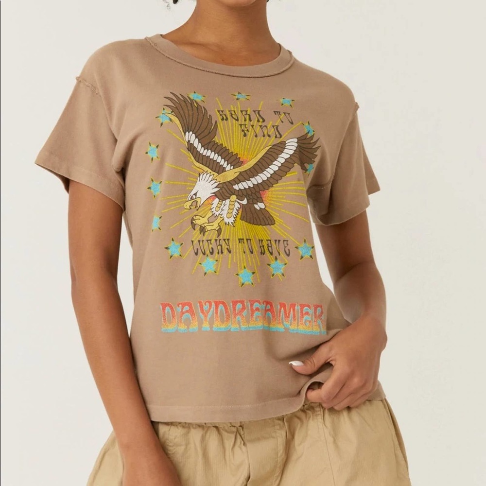 DAYDREAMER NWOT Hard To Find Lucky To Have Girlfriend Reverse Band Graphic Tee L